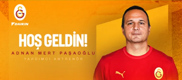 Galatasaray Daikin Kadın Voleybol Takımı’nda yardımcı antrenörlük görevine Adnan Mert Paşaoğlu getirildi.