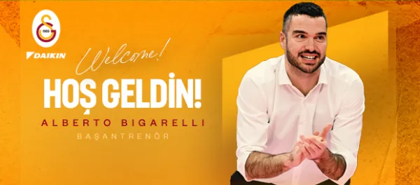 GALATASARAY DAİKİN KADIN VOLEYBOL TAKIMI BAŞANTRENÖRÜ ALBERTO BİGARELLİ OLDU