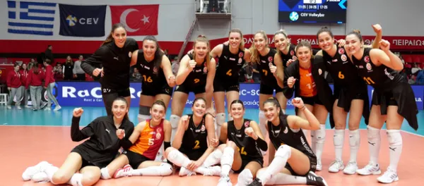 Galatasaray Daikin, 2025 CEV Challenge Kupası çeyrek final ilk maçında Olympiacos'u 3-0 Mağlup Etti