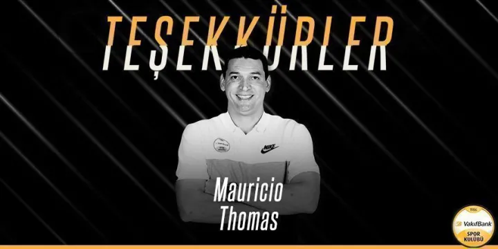 VakıfBank'tan Mauricio Thomas'a teşekkür mesajı