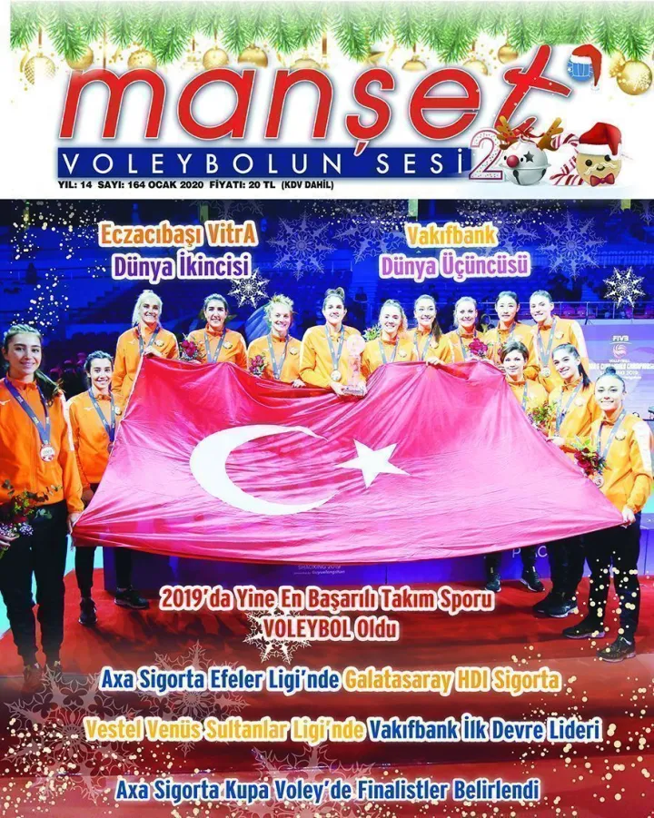Manşet Voleybolun Sesi Dergisi 2020’de de Huzurda