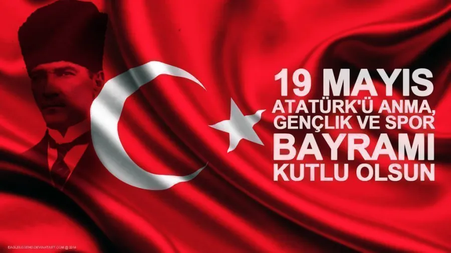 19 Mayıs Gençlik ve Spor Bayramı Kutlu Olsun Atatürk'ü 100. Yılda Anıyoruz