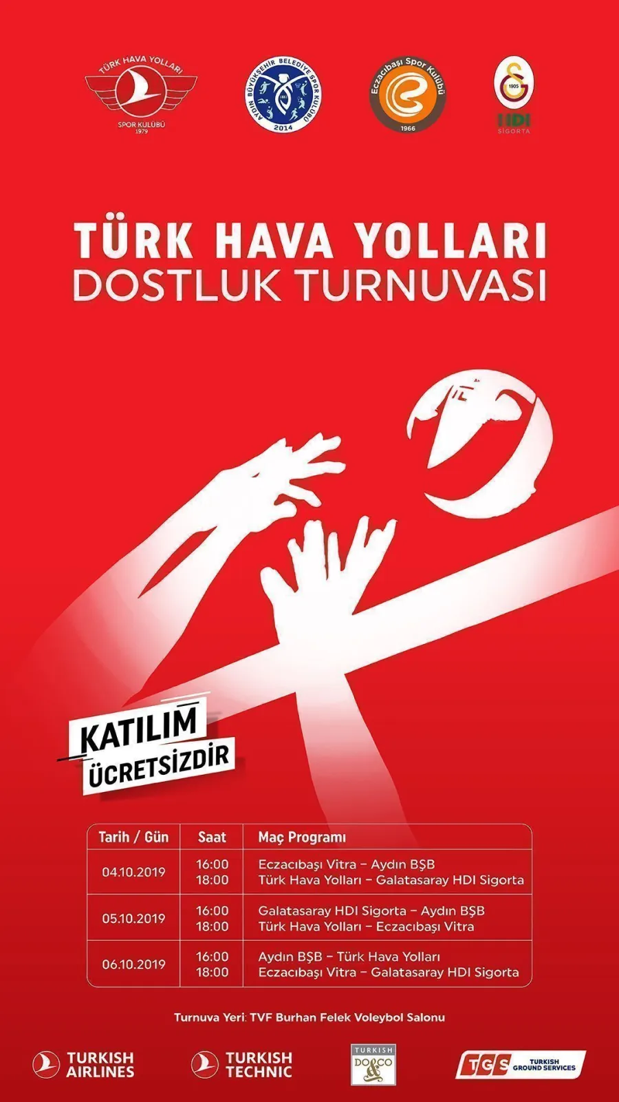 Birinci Türk Hava Yolları "Dostluk Turnuvası" Başlıyor!