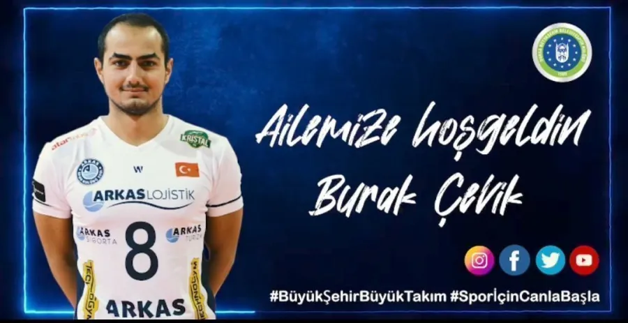 Bursa Büyükşehir Belediyespor Erkek Voleybol Takımı libero Burak Çevik’le anlaştı