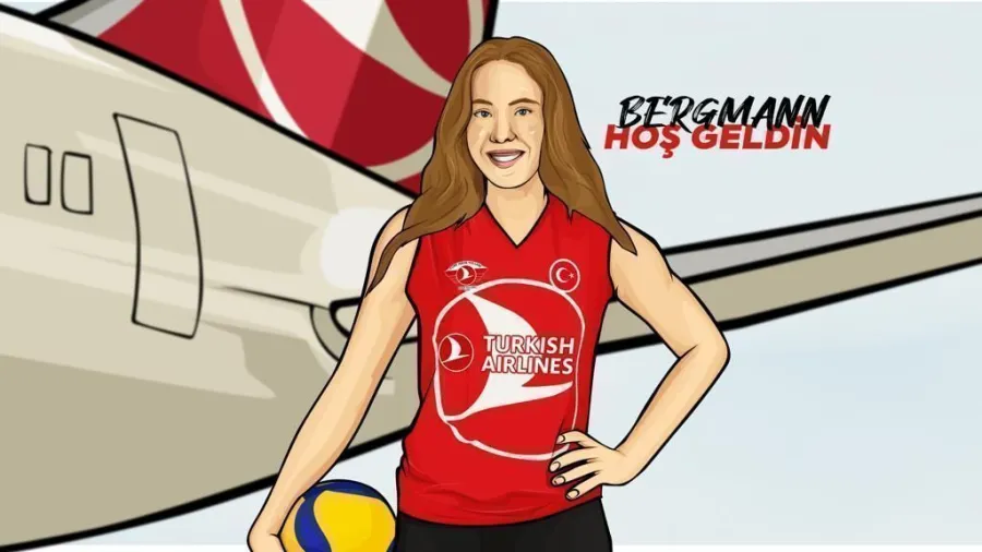 Brezilyalı Skaöçör Julia Bergmann  THY'de..